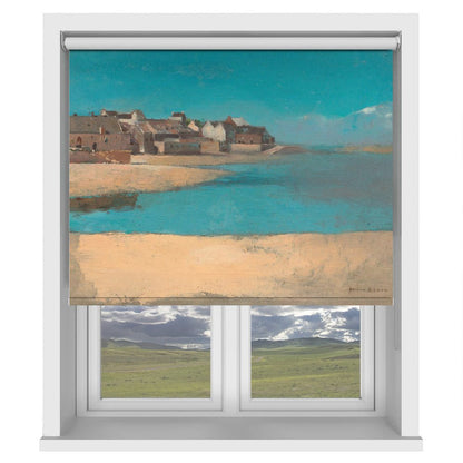 Village By the Sea In Brittany Printed Picture Photo Roller Blind - 1X2835332 - Art Fever - Art Fever