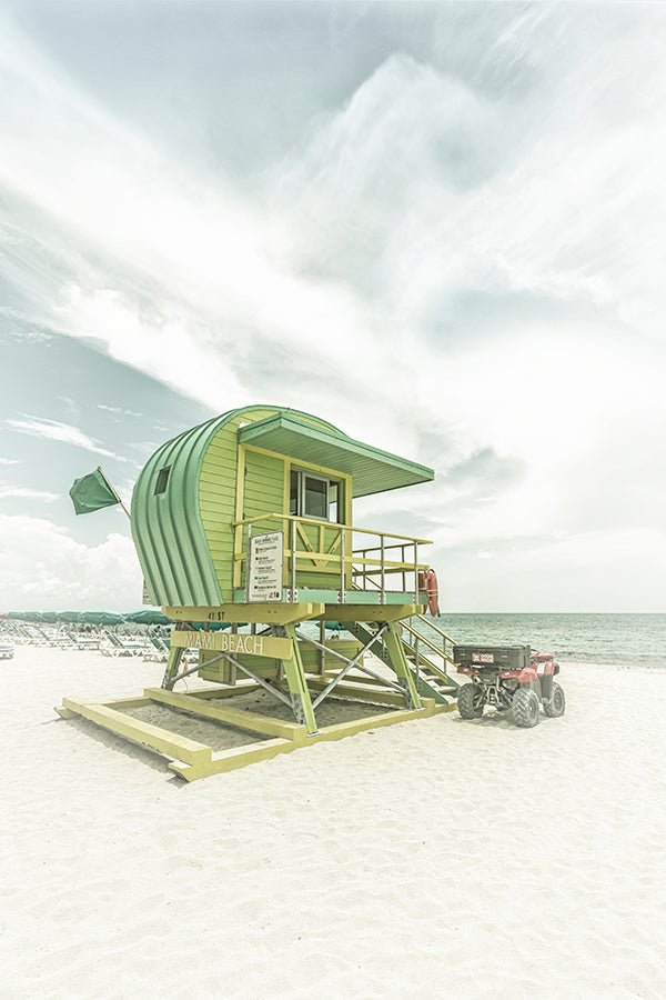 Vintage Florida Flair at Miami Beach Canvas Print Picture Wall Art - 1X2727862 - Art Fever - Art Fever