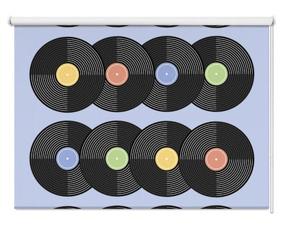 Vinyl CD Pattern 2 Printed Picture Photo Roller Blind - 1X2899908 - Art Fever - Art Fever