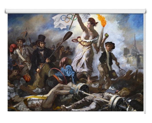 Viva La France Paris Olympics 24 Painting - Printed Roller Blind - 1X2866479 - Art Fever - Art Fever