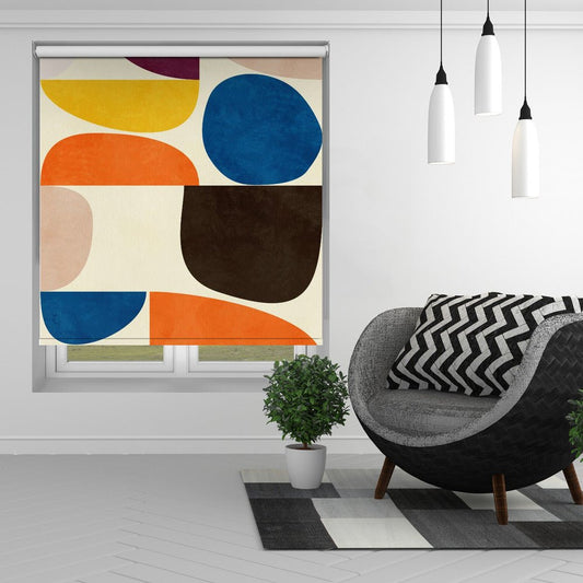 Vivid Bauhaus Printed Picture Photo Roller Blind - 1X2501407 - Art Fever - Art Fever