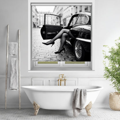 Waiting In the Car Printed Picture Photo Roller Blind - 1X3432429 - Art Fever - Art Fever