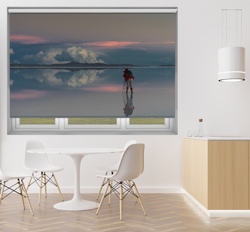 Walking on Water, Bolivia's Saler de Uyuni Printed Picture Photo Roller Blind - 1X1380710 - Art Fever - Art Fever