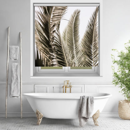 Whispers of Palms Printed Picture Photo Roller Blind - 1X2518831 - Art Fever - Art Fever