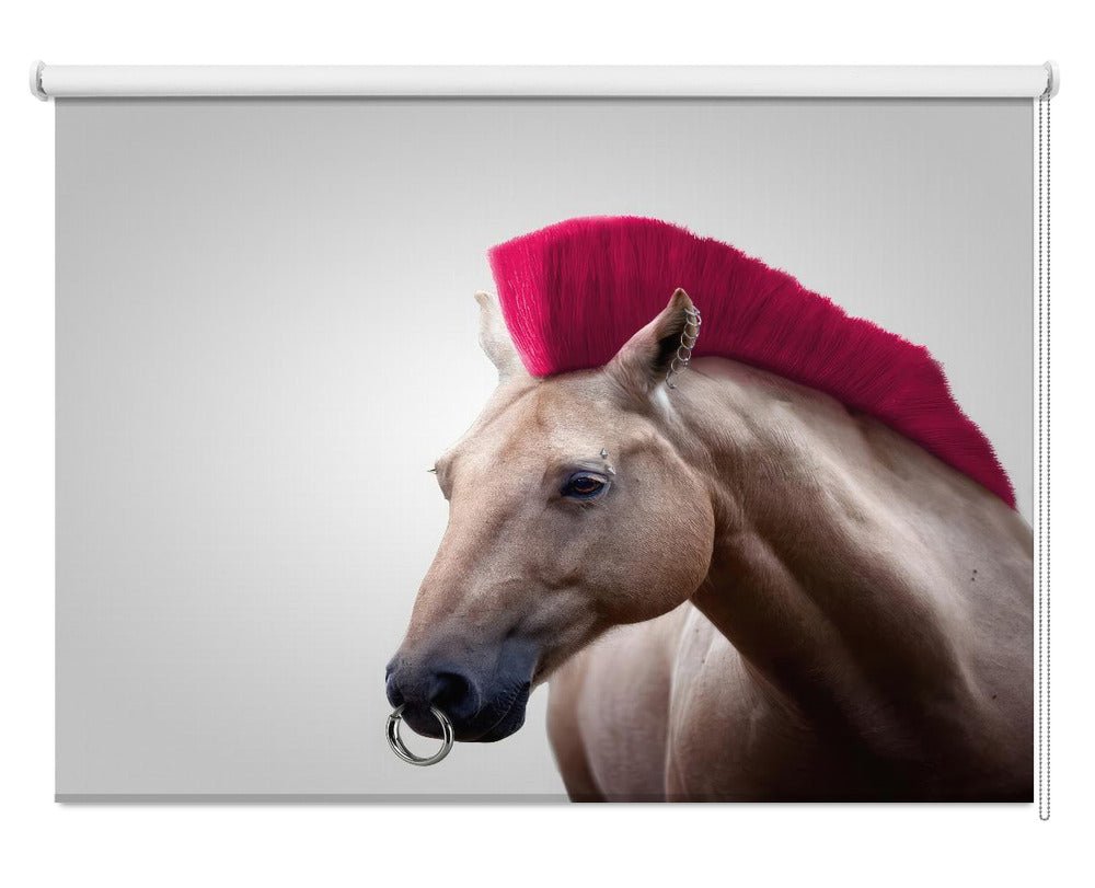 Wild Horse Printed Picture Photo Roller Blind - 1X2543837 - Art Fever - Art Fever