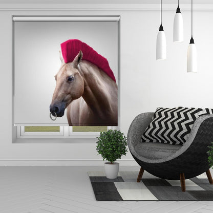 Wild Horse Printed Picture Photo Roller Blind - 1X2543837 - Art Fever - Art Fever