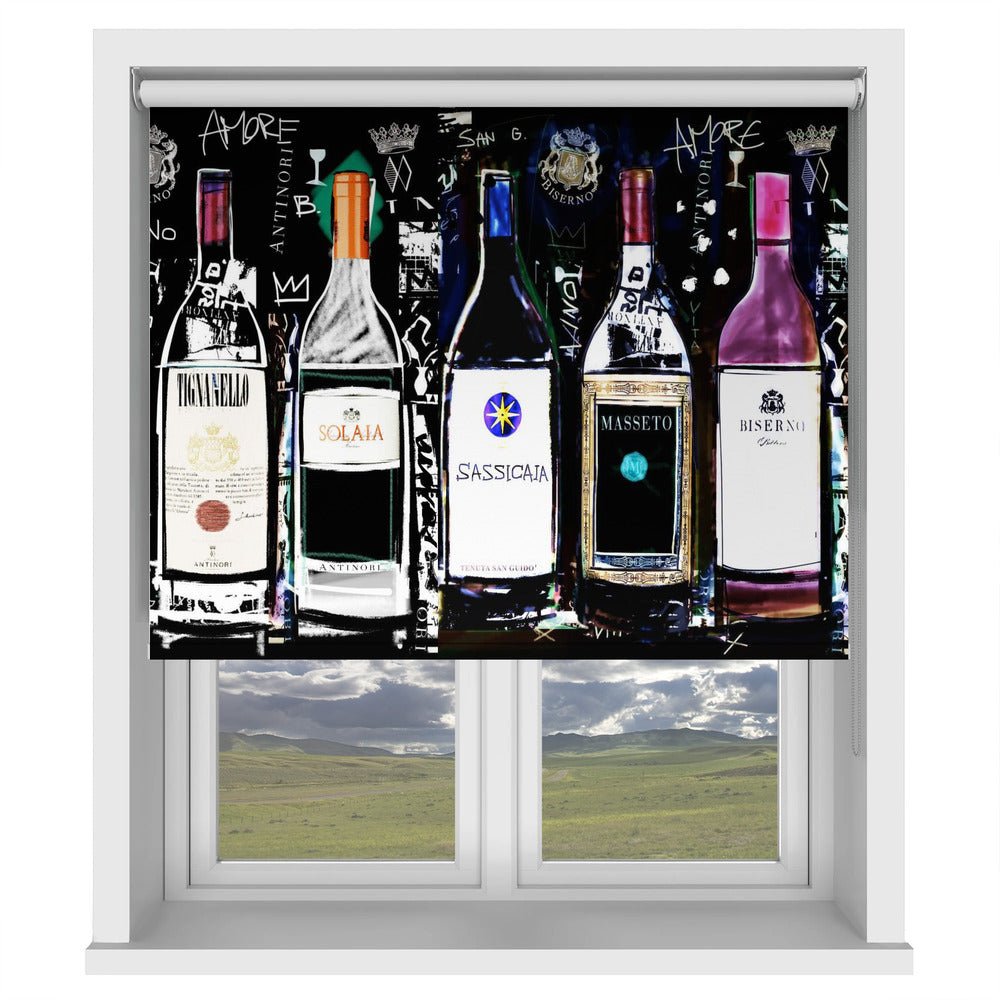 Wine Collection Printed Picture Photo Kitchen Roller Blind - 1X2773447 - Art Fever - Art Fever