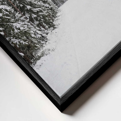 Winter Road Canvas Print Wall Art 1X3437130 - ART FEVER - Art Fever