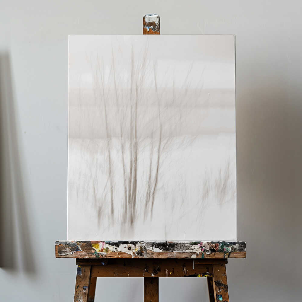 Winter White Canvas Print Wall Art 1X3395657 - ART FEVER - Art Fever