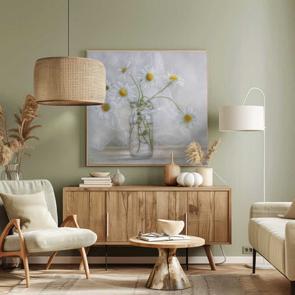 Yellow Daisies Canvas Print Wall Art 1X1667167 - ART FEVER - Art Fever