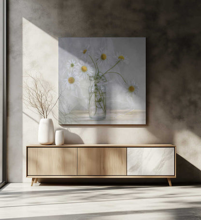 Yellow Daisies Canvas Print Wall Art 1X1667167 - ART FEVER - Art Fever