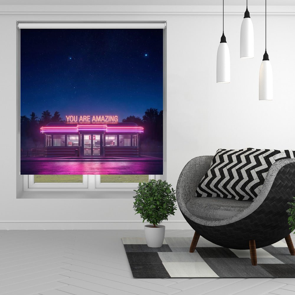You Are Amazing Printed Picture Photo Roller Blind - 1X3446811 - Art Fever - Art Fever