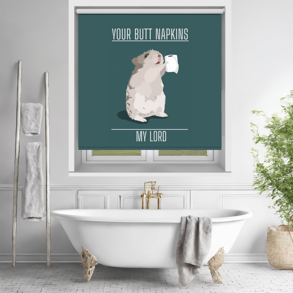 Your Butt Napkins My Lord Printed Picture Photo Roller Blind - 1X2562914 - Art Fever - Art Fever
