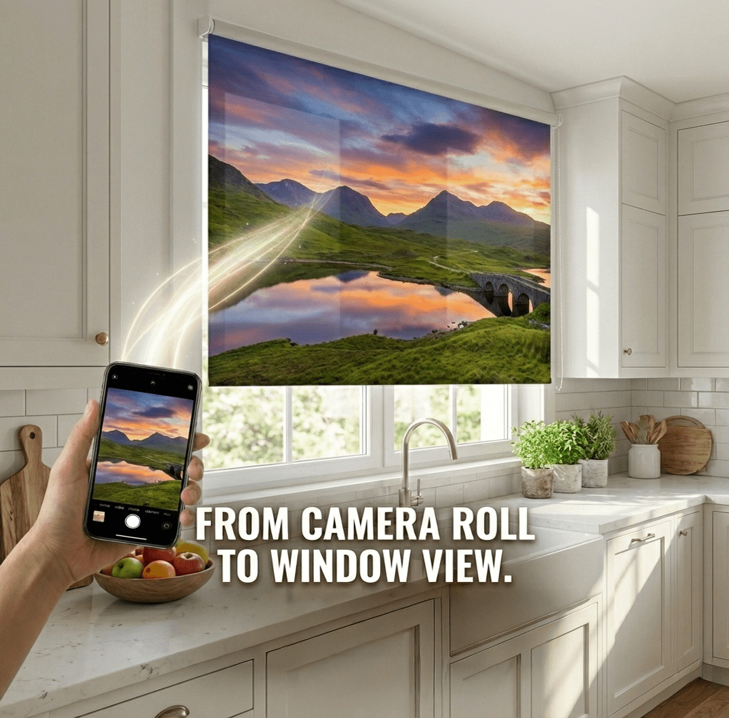 Your Own Photo Printed Roller Blind - RB1500 - Art Fever - Art Fever