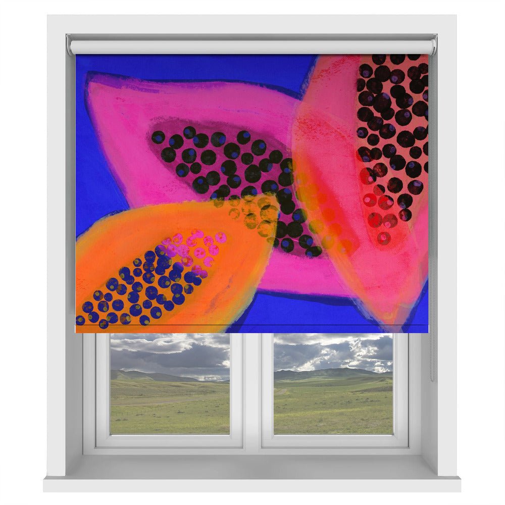 Yummy Papaya Printed Picture Photo Kitchen Roller Blind - 1X2758093 - Art Fever - Art Fever