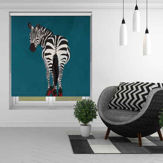 Zebra heels Printed Picture Photo Roller Blind - 1X2508346 - Art Fever - Art Fever