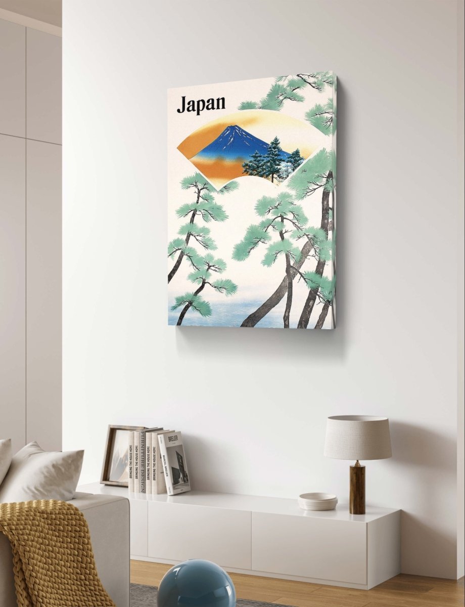 1930s Japanese Government Railways Vintage Travel Poster Canvas Print Picture Wall Art - 1X2565611 - Art Fever - Art Fever