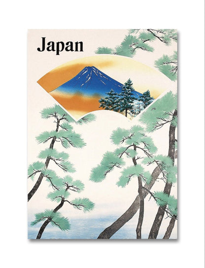 1930s Japanese Government Railways Vintage Travel Poster Canvas Print Picture Wall Art - 1X2565611 - Art Fever - Art Fever