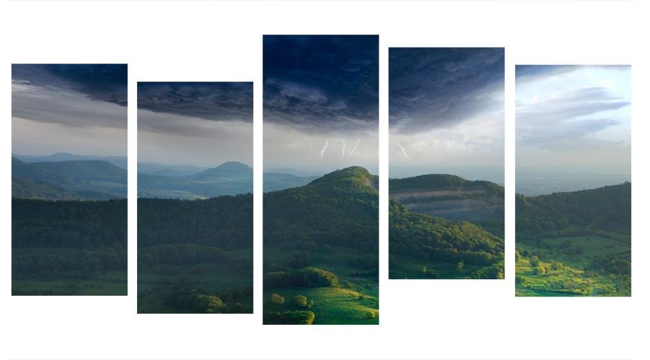 1X53058 - The Stormy Landscape Multi Panel Canvas Print - Art Fever