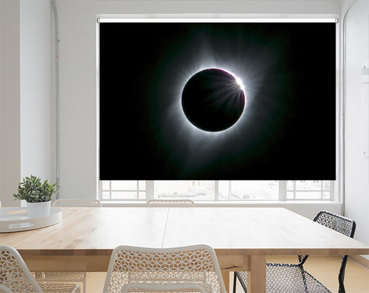 2017 Total Solar Eclipse Printed Picture Photo Roller Blind- 1X1386777 - Art Fever - Art Fever