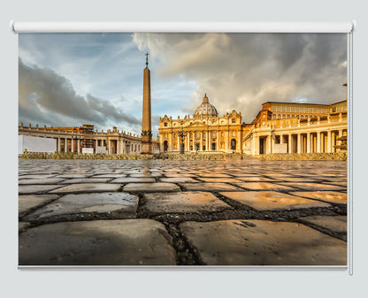 Saint Peter Square Vatican City Printed Picture Photo Roller Blind - RB999