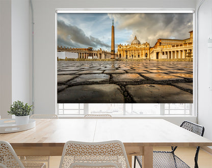 Saint Peter Square Vatican City Printed Picture Photo Roller Blind - RB999