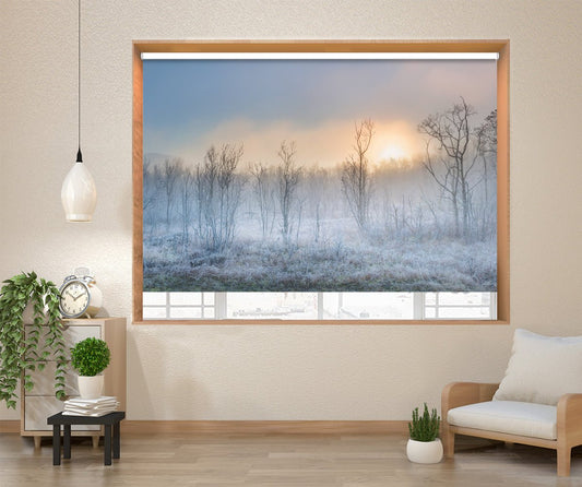 A touch of winter Printed Photo Roller Blind - 1X1426442 - Art Fever - Art Fever