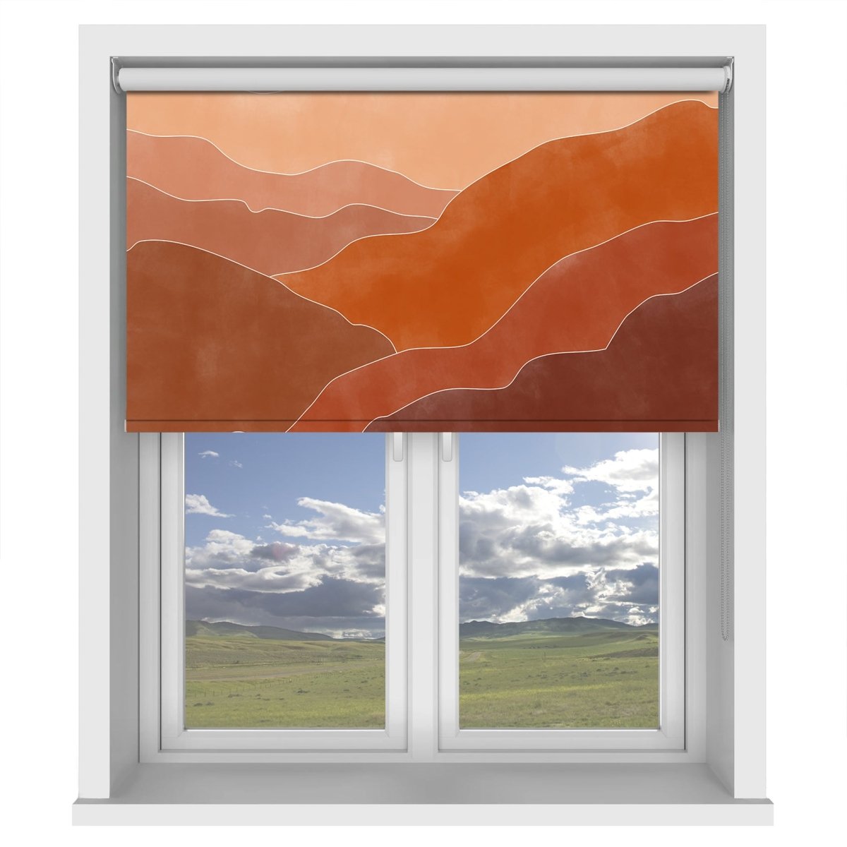 Abstract Painting Tranquil Landscape Printed Picture Photo Roller Blind - 1X2551482 - Art Fever - Art Fever