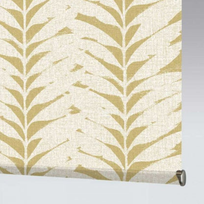 Acacia Caraway Leaf Design Floral Blackout Fabric Roller - RB1647 - Art Fever - Art Fever