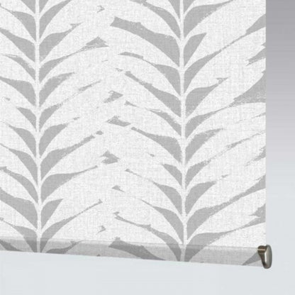 Acacia Limestone Leaf Design Floral Blackout Fabric Roller - RB1648 - Art Fever - Art Fever