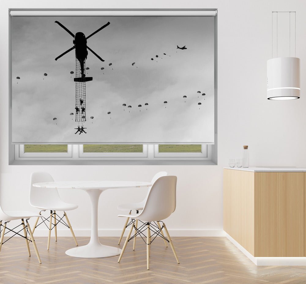 Air Show paratroopers Printed Picture Photo Roller Blind - 1X1655164 - Pictufy - Art Fever