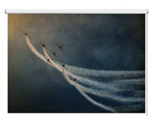 Aviation Air Show Printed Picture Photo Roller Blind - 1X35307 - Art Fever - Art Fever