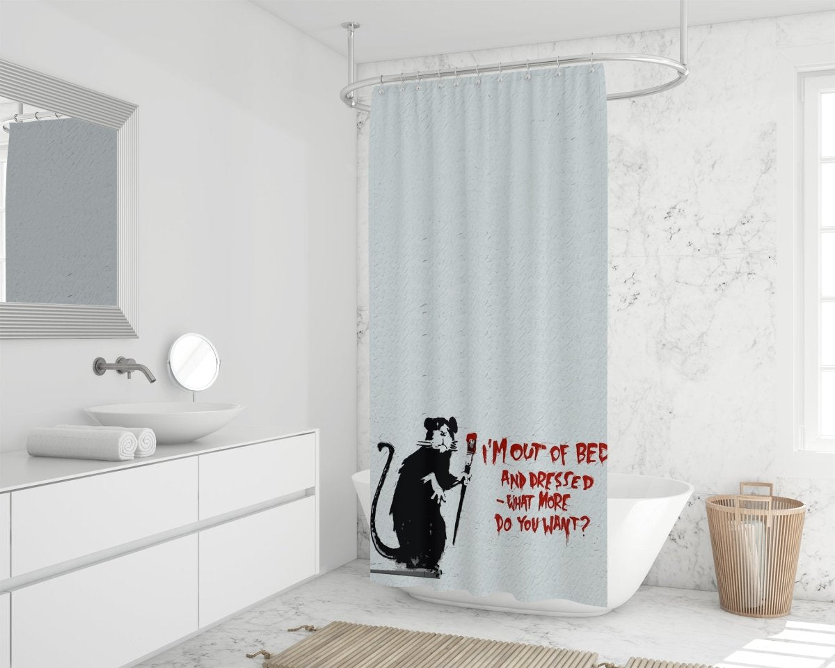 Bathtub with shower sale curtain