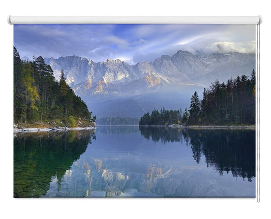 Bavaria Mountain River Printed Picture Photo Roller Blind - 1X1260330 - Art Fever - Art Fever