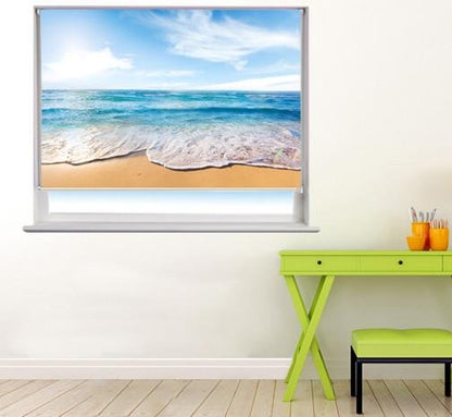 Beach and sea tropical Scene Printed Photo Picture Roller Blind - RB53 - Art Fever - Art Fever