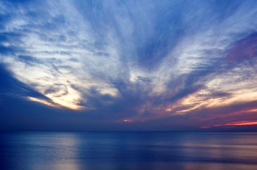 Beautiful Sunset Ocean Printed Picture Photo Roller Blind - RB514 - Art Fever - Art Fever