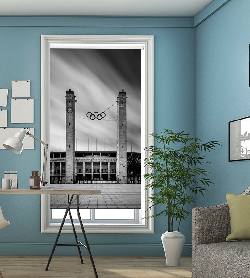 Berlin Olympic Stadium Printed Picture Photo Roller Blind - 1X1362499 - Art Fever - Art Fever
