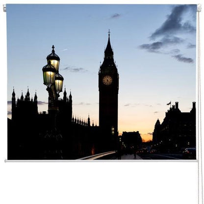 Big Ben At Sunset, London Themed Printed Picture Photo Roller Blind - RB268 - Art Fever - Art Fever
