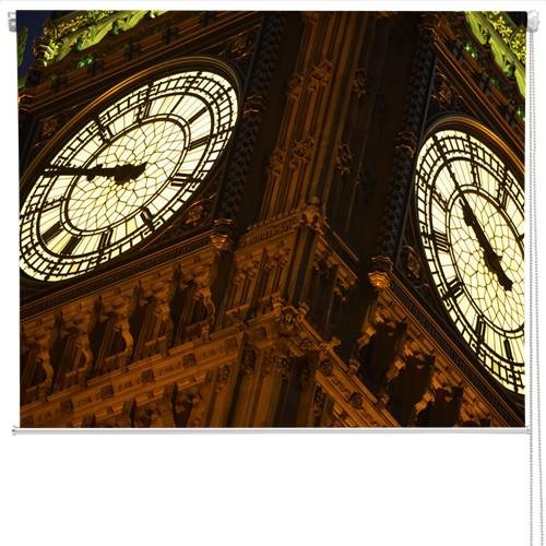 Big Ben clock close up Printed Picture Photo Roller Blind - RB272 - Art Fever - Art Fever
