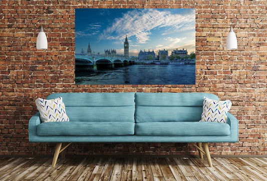 Big Ben London Scene Image Printed Onto A Single Panel Canvas - SPC80 - Art Fever - Art Fever