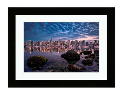 Boats in Vancouver marina Wall Art Framed Mounted Print Picture - 1X1194621 - Art Fever - Art Fever