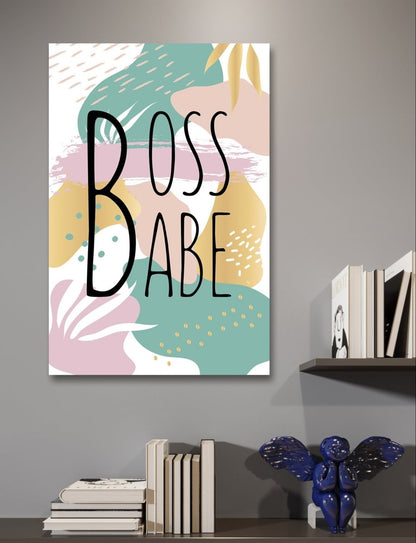 Boss Babe Quote Canvas Print Picture Wall Art - 1X2617133 - Art Fever - Art Fever