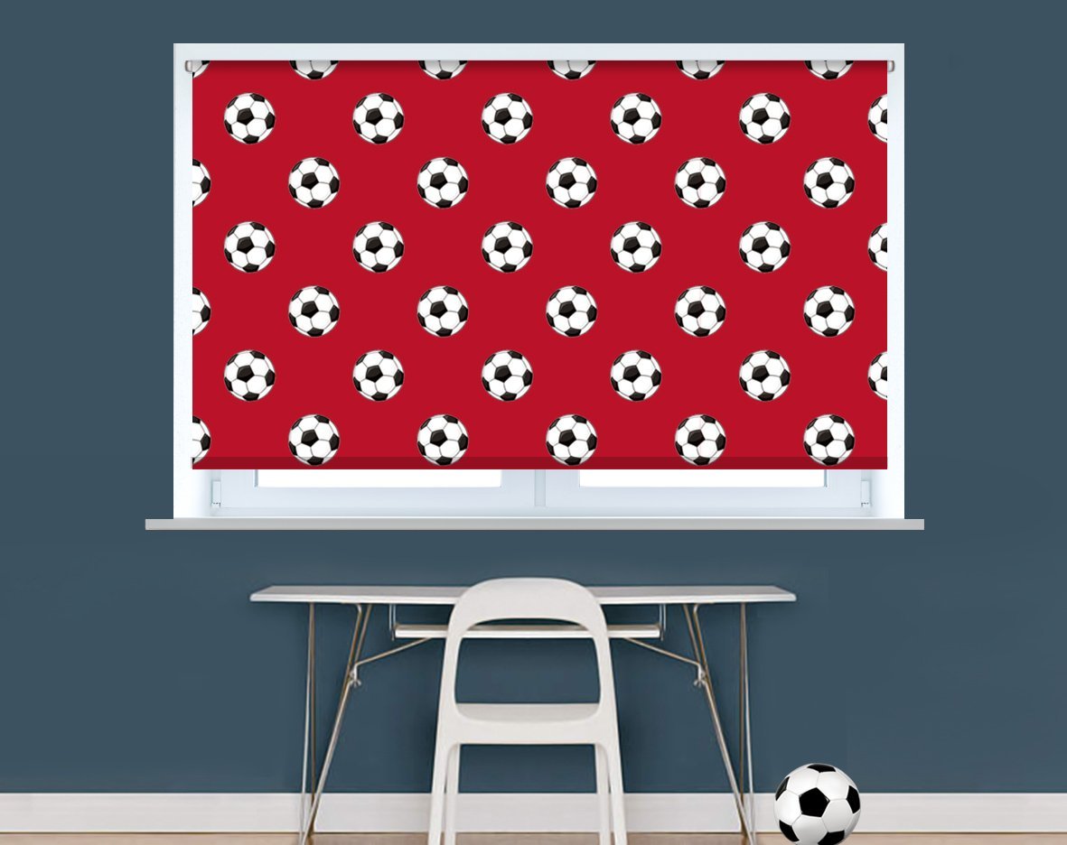 Bournemouth Colours Football Pattern Image Printed Picture Roller Blind - RB926 - Art Fever - Art Fever