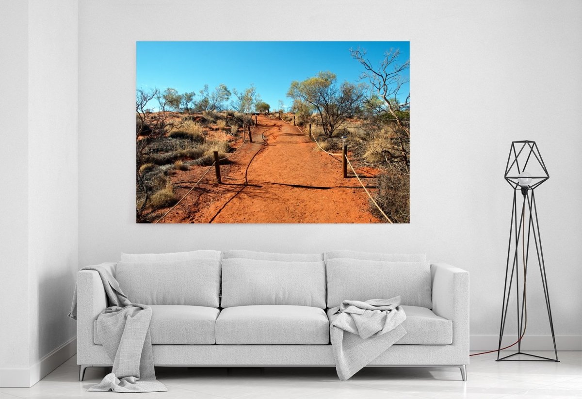 Bright And Sunny Day In The Australian Outback Printed Canvas Print Picture - SPC215 - Art Fever - Art Fever