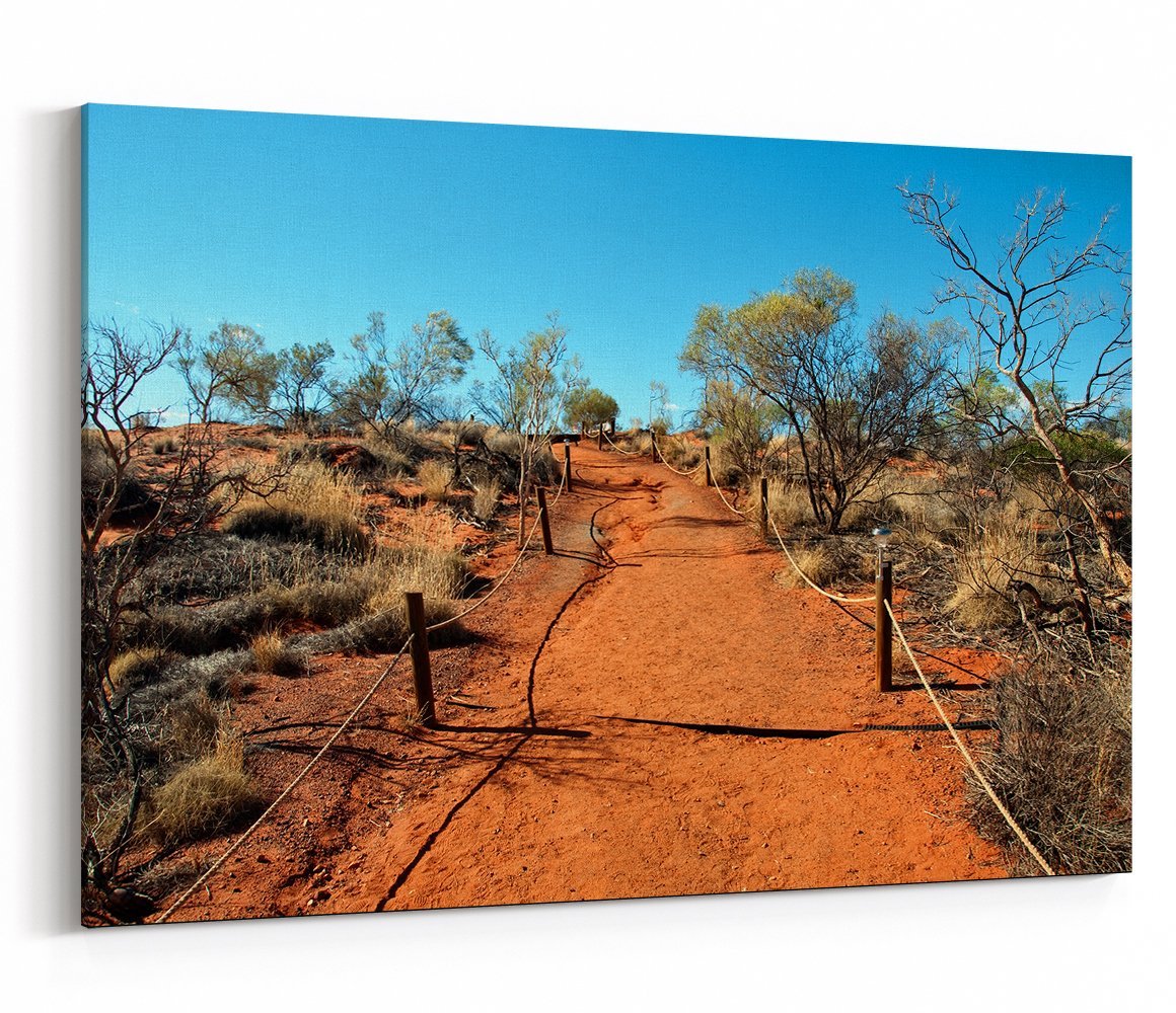 Bright And Sunny Day In The Australian Outback Printed Canvas Print Picture - SPC215 - Art Fever - Art Fever