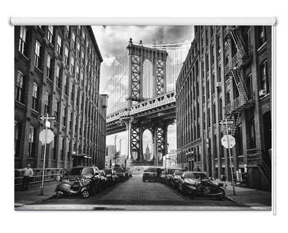 Brooklyn Bridge Architecture Printed Picture Photo Roller Blind - 1X1083604 - Art Fever - Art Fever