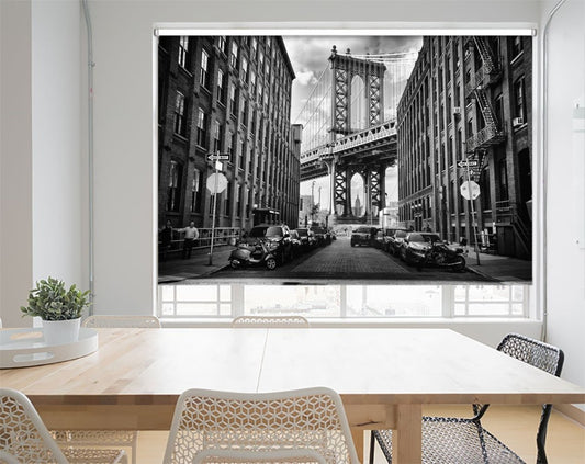 Brooklyn Bridge Architecture Printed Picture Photo Roller Blind - 1X1083604 - Art Fever - Art Fever