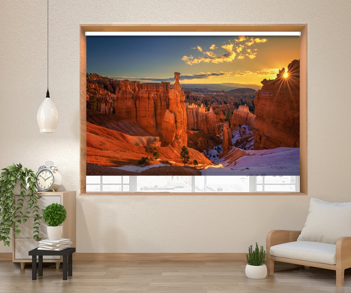 Bryce Canyon Spring Printed Picture Photo Roller Blind - 1X2243621 - Art Fever - Art Fever