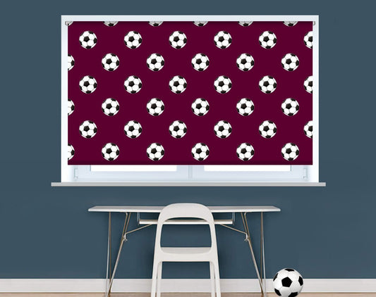 Burnley Football Pattern Image Printed Picture Roller Blind - RB931 - Art Fever - Art Fever