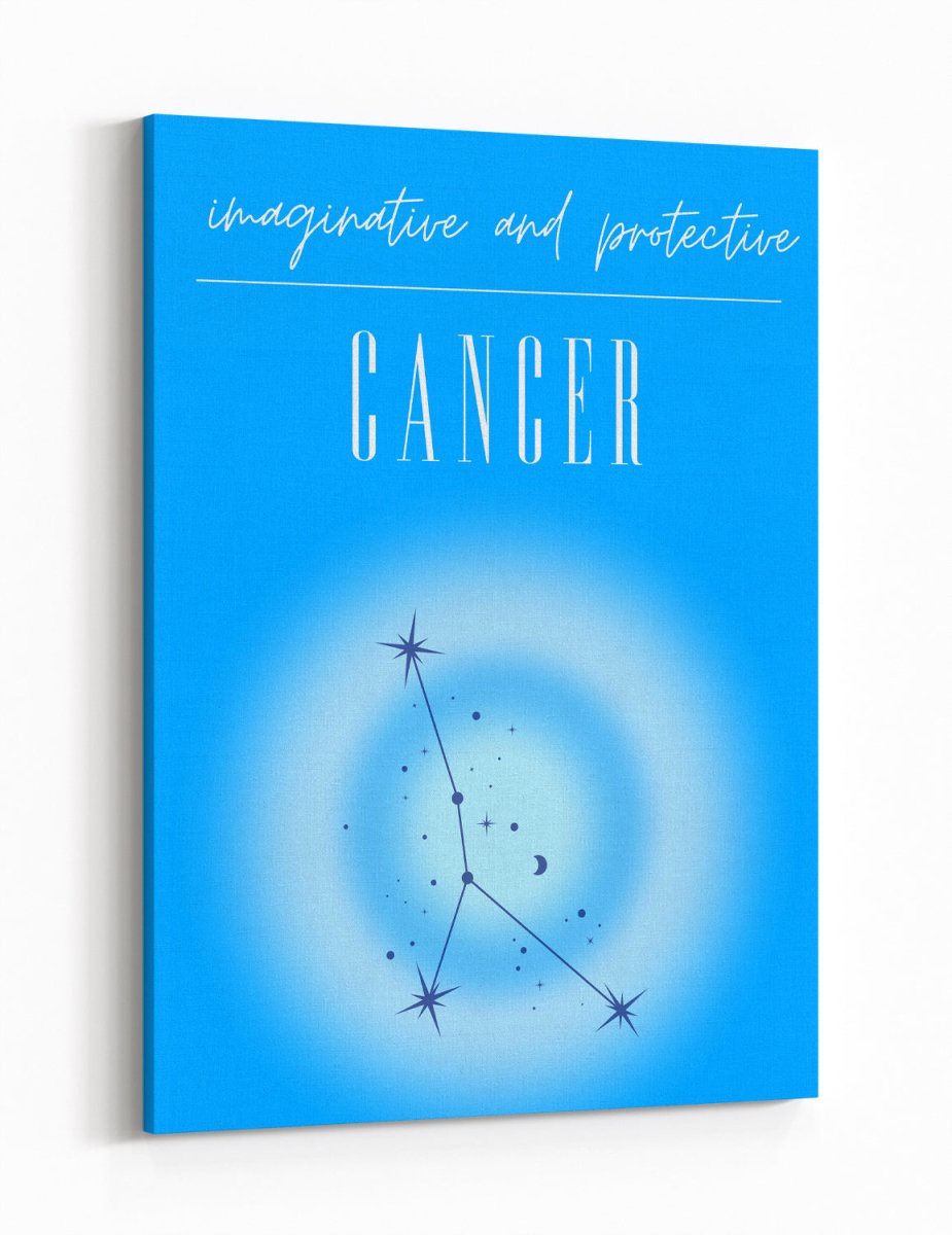 Cancer Zodiac Print Art Constellation Canvas Print Wall Art - 1X2451713 - Art Fever - Art Fever